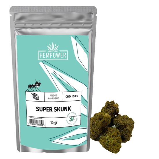 Hempower Ανθός Κάνναβης Super Skunk 100% CBD, 10G