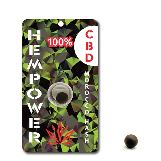 Hempower Jelly Morocco Hash CBD, (card) 1.0gr