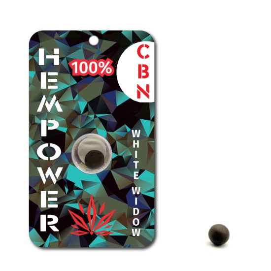 Hempower Jelly White Widow 100% CBN, (card) 1.0g