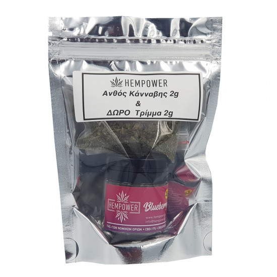 Hempower Ανθός Κάνναβης BLUEBERRY 17% CBD 2G Hempower Ανθός Κάνναβης BLUEBERRY 17% CBD 2G