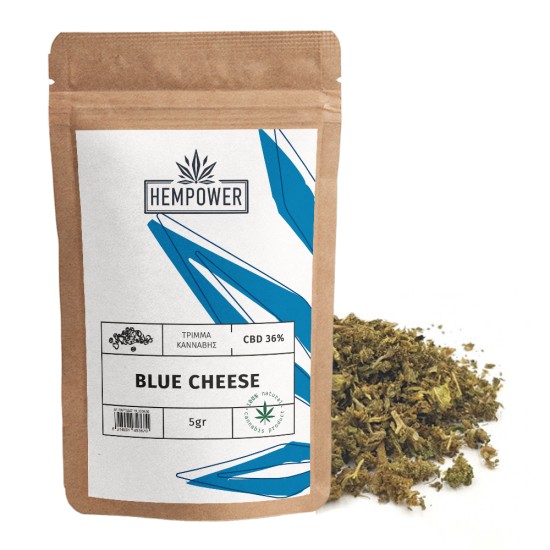 Hempower Τρίμμα Ανθού Κάνναβης BLUE CHEESE 36% CBD 5G Hempower Τρίμμα Ανθού Κάνναβης BLUE CHEESE 36% CBD 5G