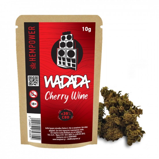 Hempower Ανθός Κάνναβης WADADA CHERRY WINE 39% CBD 10G Hempower Ανθός Κάνναβης WADADA CHERRY WINE 39% CBD 10G