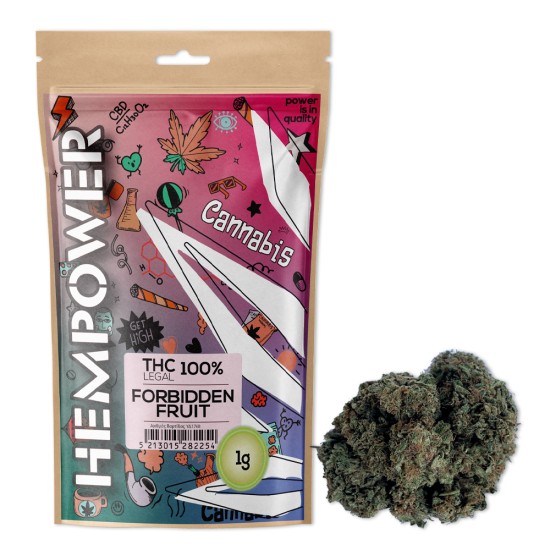 Hempower CBD Flower "Forbidden Fruit" 100% CBD 1G