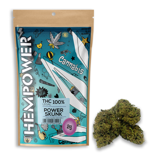 Hempower Ανθός Κάνναβης "Power Skunk" 100% CBD 2G Hempower Ανθός Κάνναβης "Power Skunk" 100% CBD 2G