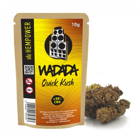 Hempower Ανθός Κάνναβης WADADA QUICK KUSH 39% CBD 10G Hempower Ανθός Κάνναβης WADADA QUICK KUSH 39% CBD 10G
