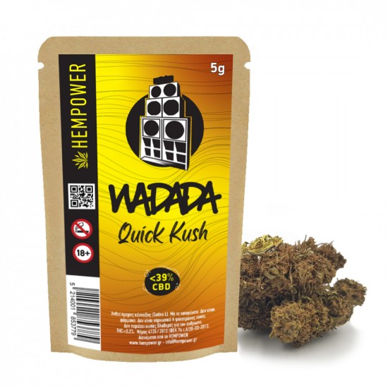 Hempower Ανθός Κάνναβης WADADA QUICK KUSH 39% CBD 5G Hempower Ανθός Κάνναβης WADADA QUICK KUSH 39% CBD 5G