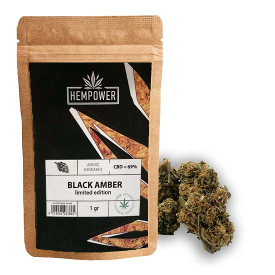 Hempower Ανθός Κάνναβης Black Amber CBD < 69% 1G Hempower Ανθός Κάνναβης Black Amber CBD < 69% 1G