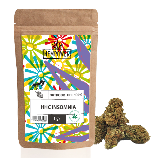 Hempower Ανθός Κάνναβης HHC Insomnia, HHC 100%, 1gr Hempower Ανθός Κάνναβης HHC Insomnia, HHC 100%, 1gr