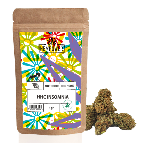 Hempower Ανθός Κάνναβης HHC Insomnia, HHC 100%, 2gr Hempower Ανθός Κάνναβης HHC Insomnia, HHC 100%, 2gr