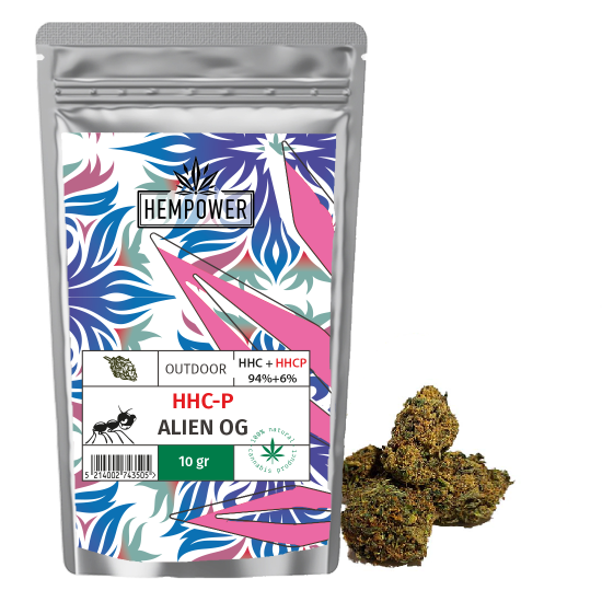 Hempower Ανθός Κάνναβης HHCP "Alien OG", HHCP 100%, 10gr Hempower Ανθός Κάνναβης HHCP "Alien OG", HHCP 100%, 10gr