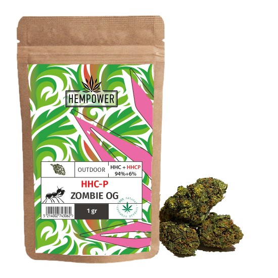 Hempower Ανθός Κάνναβης HHCP "Zombie OG", HHCP 100%, 1gr Hempower Ανθός Κάνναβης HHCP "Zombie OG", HHCP 100%, 1gr