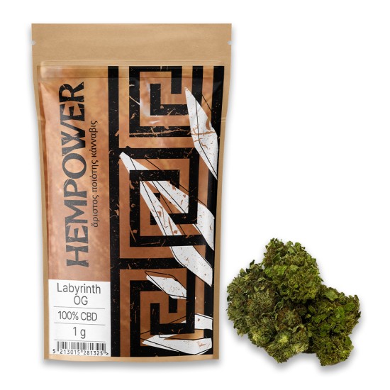 Hempower Ανθός Κάνναβης "Labyrinth OG" 100% CBD 1G Hempower Ανθός Κάνναβης "Labyrinth OG" 100% CBD 1G