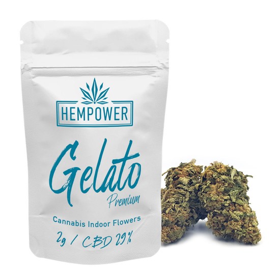 Hempower Ανθός Κάνναβης GELATO PREMIUM 29% CBD 2G Hempower Ανθός Κάνναβης GELATO PREMIUM 29% CBD 2G