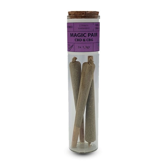 Hempower Pre-Rolled Stick Magic Pair CBD<69, 3pcs (tube) Hempower Pre-Rolled Stick Magic Pair CBD<69, 3pcs (tube)