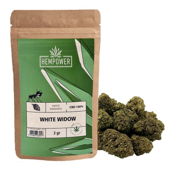 Hempower CBD Flower White Widow CBD 100% 3G