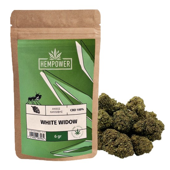 Hempower CBD Flower White Widow CBD 100% 6G