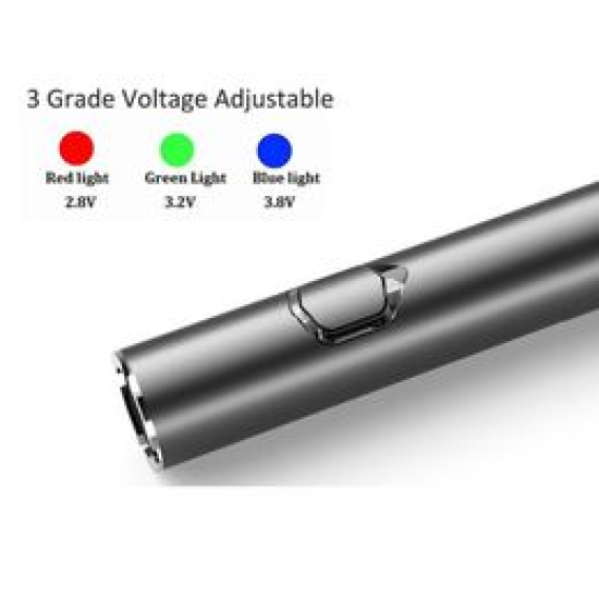 Vape Pen Battery for Cartridge 380mAh - MAX (silver)