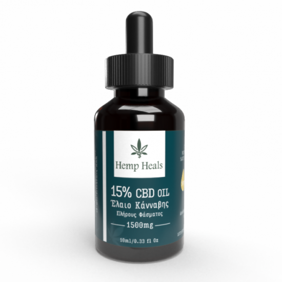 Hemp Heals P.C CBD Oil 15% 10ML (MCT Oil) Hemp Heals P.C CBD Oil 15% 10ML (MCT Oil)