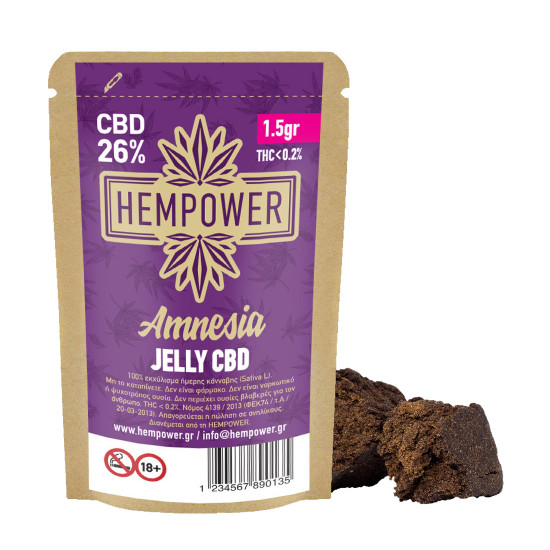 Hempower JELLY AMNESIA 26% CBD 1,5G Hempower JELLY AMNESIA 26% CBD 1,5G