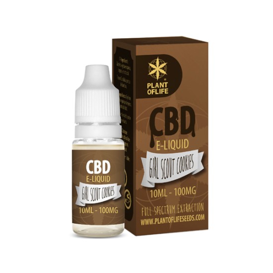 Plant of Life E-LIQUID CBD 1% GIRL SCOUT COOKIES 100MG 10ML Plant of Life E-LIQUID CBD 1% GIRL SCOUT COOKIES 100MG 10ML