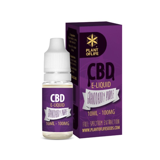 Plant of Life E-LIQUID CBD 1% GRANDDADDY PURPLE 100MG 10ML Plant of Life E-LIQUID CBD 1% GRANDDADDY PURPLE 100MG 10ML