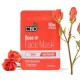 CBDfx Hemp Face Mask Rose (toning/moisturizing) 50mg / 1PC