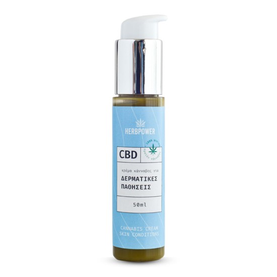 Herbpower Κρέμα Κάνναβης CBD για Δεματικές παθήσεις 50ml