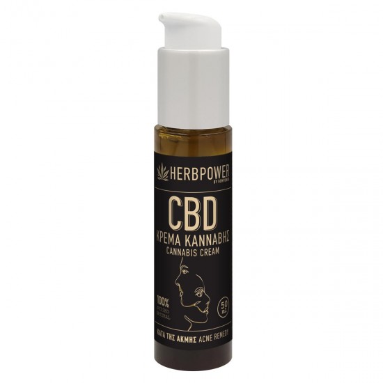 Hempower ΚΡΕΜΑ CBD ΚΑΝΝΑΒΗΣ ΚΑΤΑ ΤΗΣ ΑΚΜΗΣ 50ML Hempower ΚΡΕΜΑ CBD ΚΑΝΝΑΒΗΣ ΚΑΤΑ ΤΗΣ ΑΚΜΗΣ 50ML