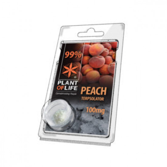 Plant of Life 99% CBD Crystal PEACH 0.1G Plant of Life 99% CBD Crystal PEACH 0.1G