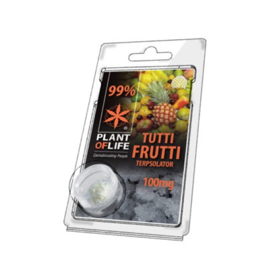 Plant of Life 99% CBD Crystal TUTTIFRUTTI 0.1G Plant of Life 99% CBD Crystal TUTTIFRUTTI 0.1G