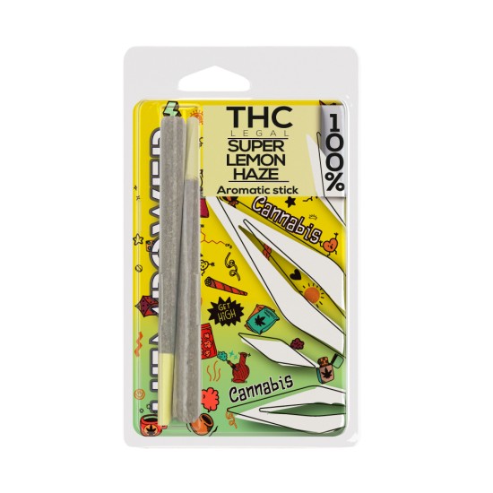 Hempower Aromatic Stick Super Lemon Haze 100% CBD 2pcs, blister case Hempower Aromatic Stick Super Lemon Haze 100% CBD 2pcs, blister case