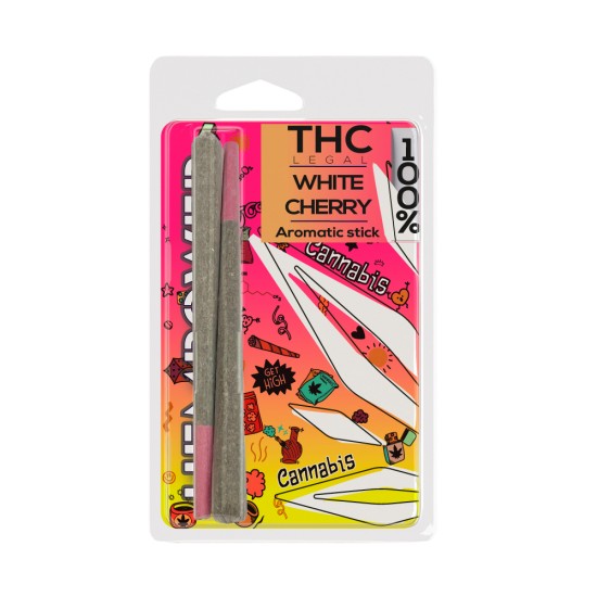 Hempower Aromatic Stick White Cherry 100% CBG 2pcs, blister case Hempower Aromatic Stick White Cherry 100% CBG 2pcs, blister case