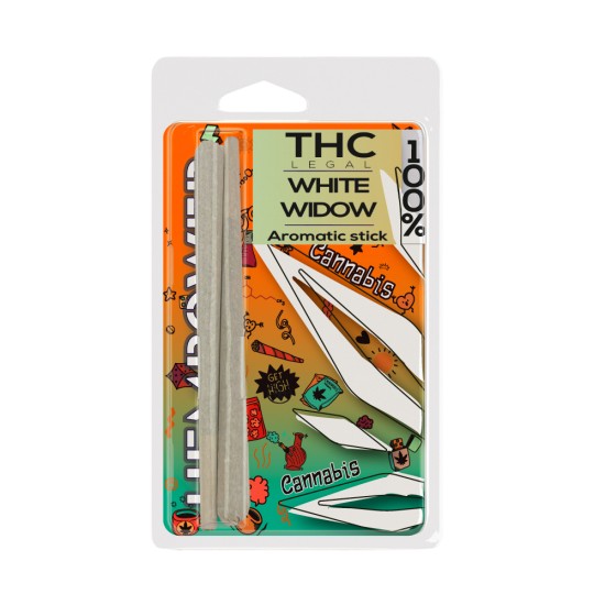 Hempower Aromatic Stick White Widow 100% CBD 2pcs, blister case Hempower Aromatic Stick White Widow 100% CBD 2pcs, blister case