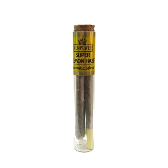 Hempower Aromatic Stick Super Lemon Haze 100% CBD 2pcs, (tube) Hempower Aromatic Stick Super Lemon Haze 100% CBD 2pcs, (tube)