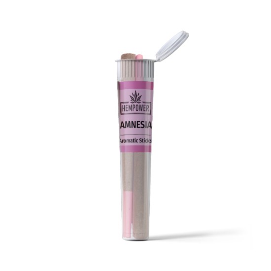 Hempower Aromatic Stick Amnesia Haze 100% CBG 2pcs, (plastic tube)