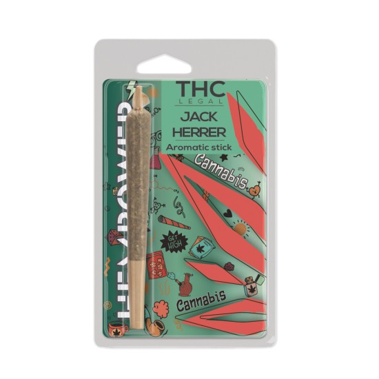 Hempower Red Leaf Stick "Jackie Herrer" 1pc, blister case