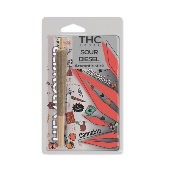 Hempower Red Leaf Stick "Sour Diesel" 1pc, blister case