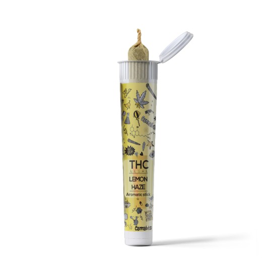 Hempower Red Leaf Stick "Lemon Haze" 1pc, plastic tube