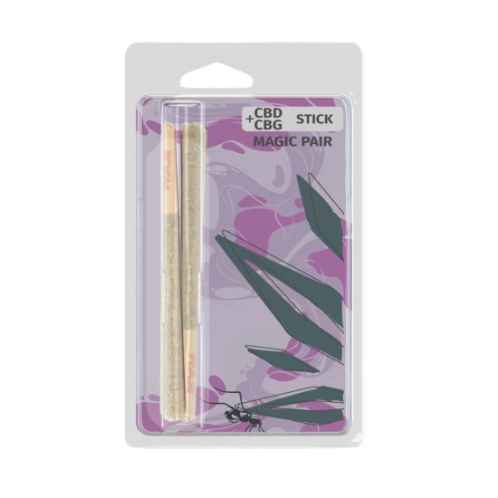 Hempower Aromatic Stick Magic Pair 100% CBG 2pcs, blister case