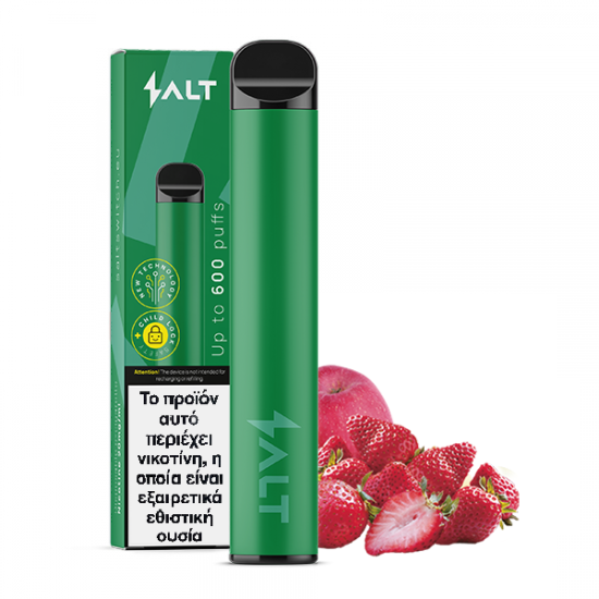 Salt Disposable Vape 600 puffs with 2% Nicotine 2ml- Strawberry Apple