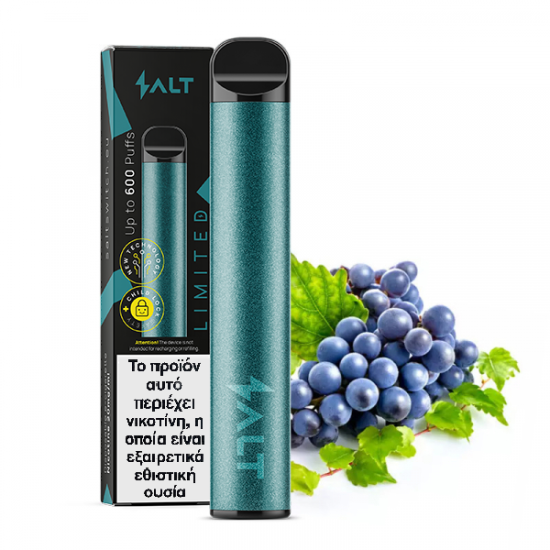 Salt Disposable Vape 600 puffs with 2% Nicotine 2ml- Grape Paradise