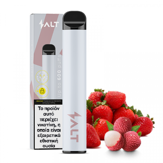 Salt Disposable Vape 600 puffs with 2% Nicotine 2ml- Strawberry Lychee