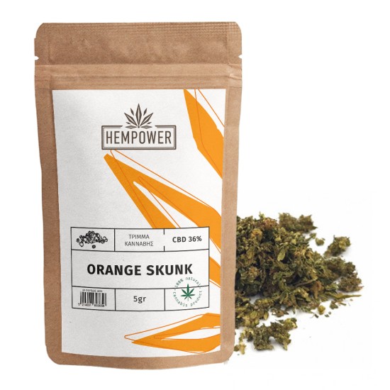 Hempower Flower Trim Orange Skunk CBD 36% 5G