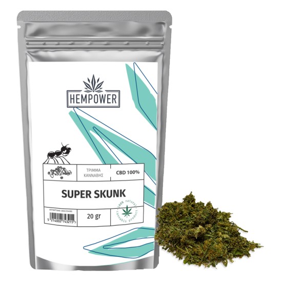 Hempower Hemp Trim Super Skunk 100% CBD, 20G