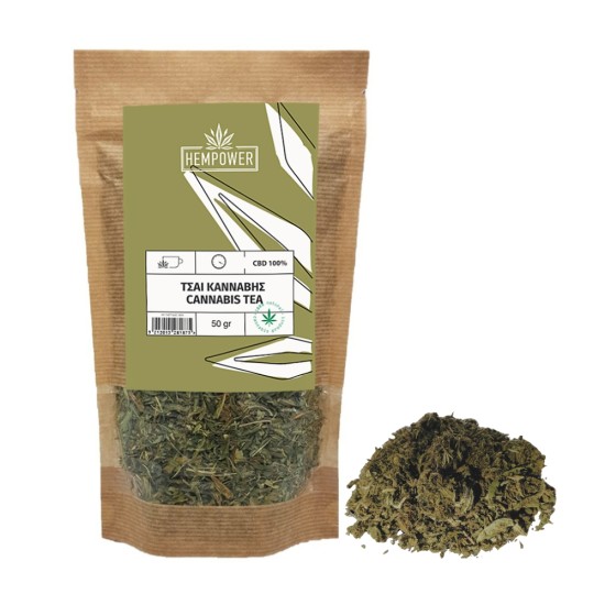 Hempower Τσάι Κάνναβης "Hemp Tea" 50G - CBD 100% Hempower Τσάι Κάνναβης "Hemp Tea" 50G - CBD 100%