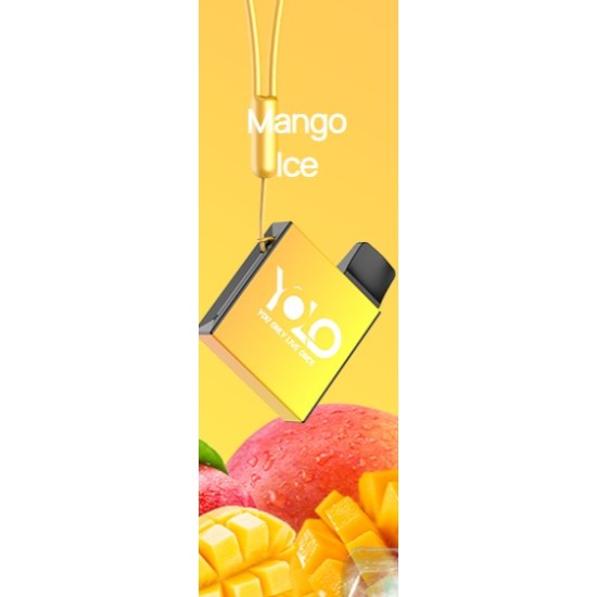 YOLO Bar Ηλεκτρονικό Τσιγάρο μιας Χρήσης 800 Εισπνοών "Mango Ice" 2ml/ 20mg